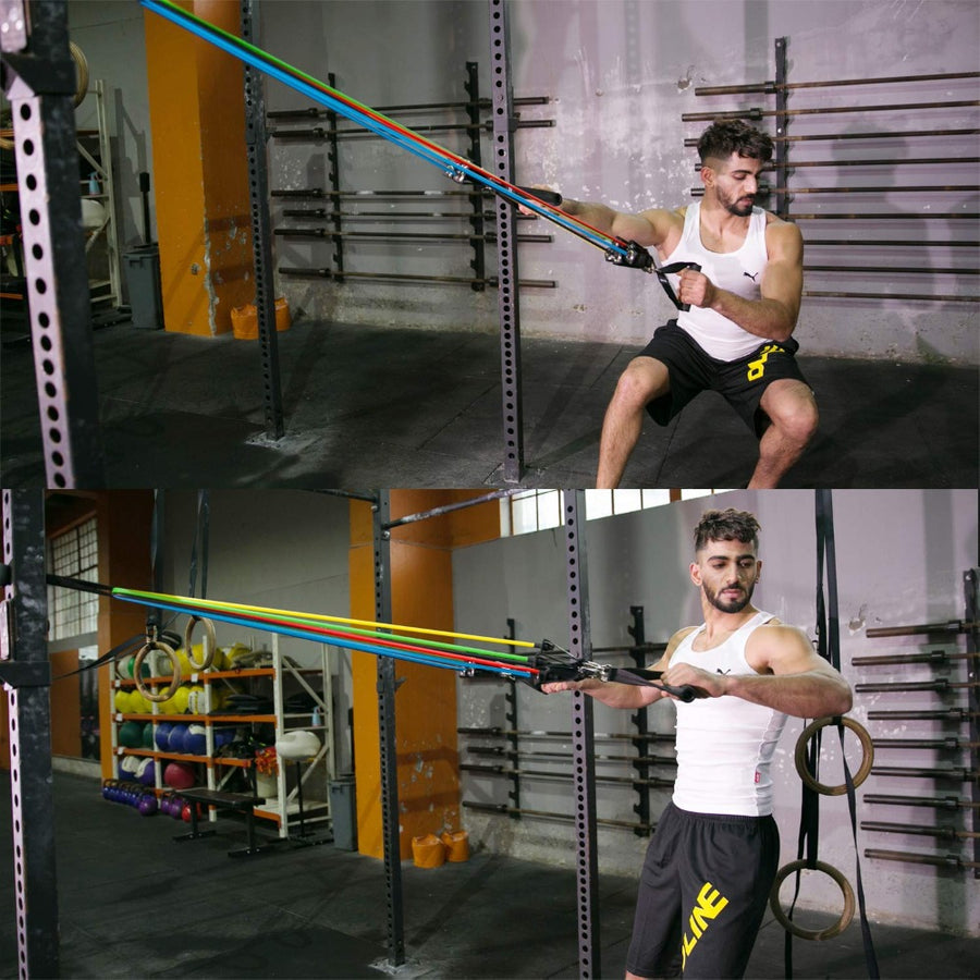 11 Piece Resistance Band Set